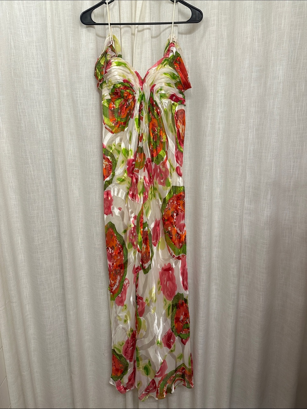 Vintage NightWay Collections Floral Maxi Dress